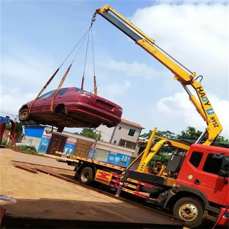 郑州吊车救援小汽车怎么吊